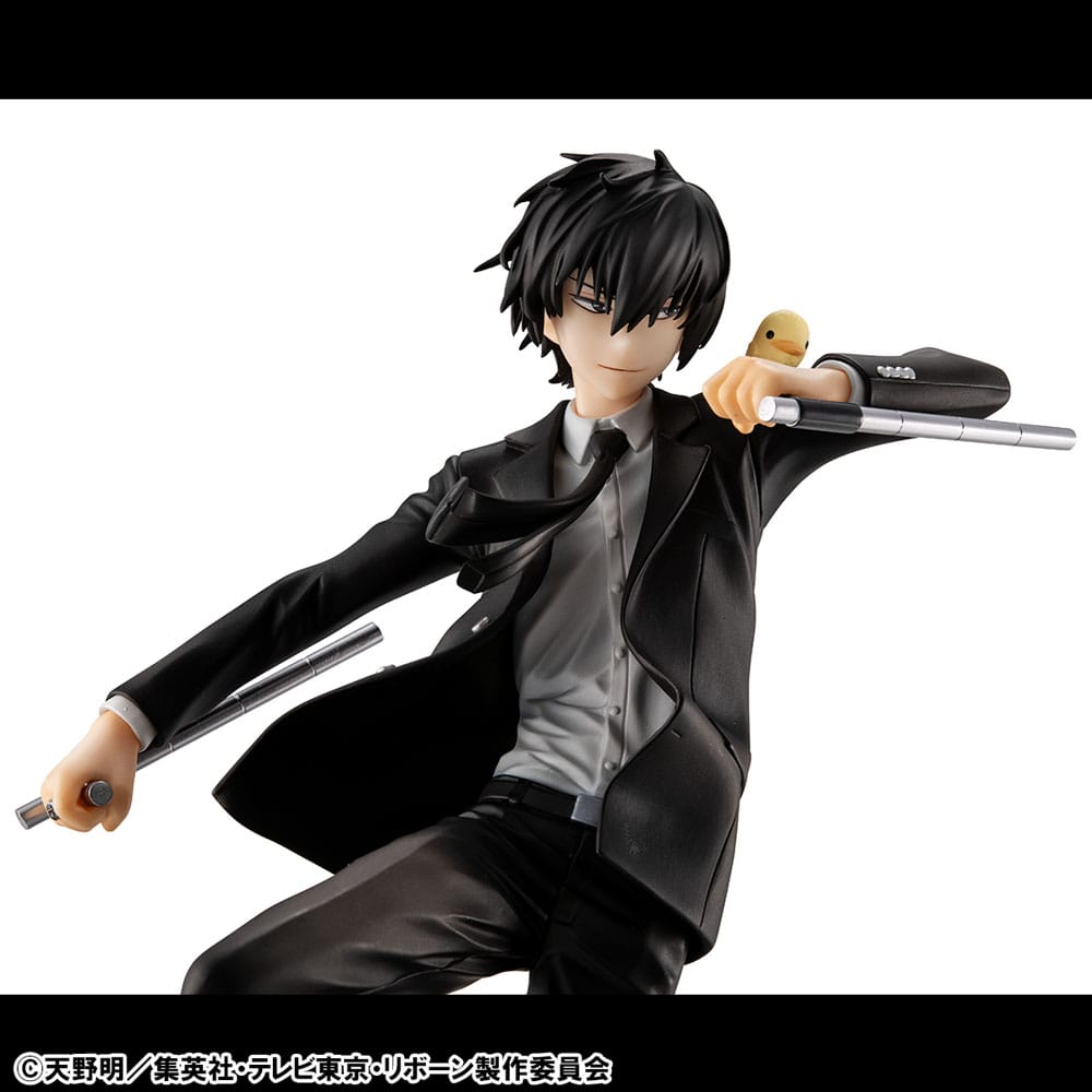 Katekyo Hitman Reborn! GEM Series PVC Statue Tsunayoshi Sawada & Kyoya Hibari & Reborn Set 21 cm